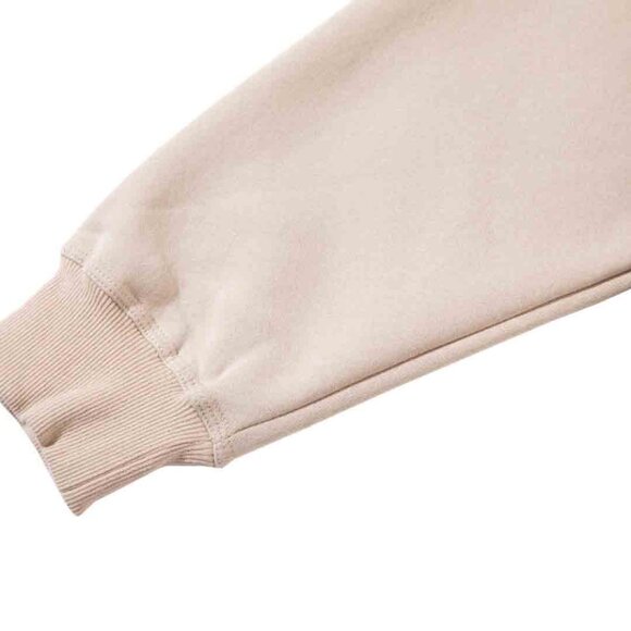 Men's Stussy Cream Printed Hooded Drawstring Sweatshirt Size: M - Picture 4 of 12